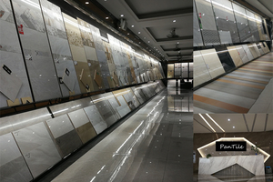 Gạch sứ màu be đánh bóng tráng men 600x600 đẹp ngưng trắng gốm sàn gạch cho sàn thương mại - Product Image 6