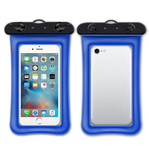 Étui de téléphone flottant gonflable étanche grande taille transparent pour la natation en extérieur avec sangle détachable - Product Image 4