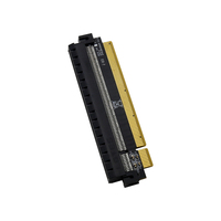 Carte adaptateur d'extension Lesozoh PCI-E Express 5.0 16X mâle-femelle anti-interférences électromagnétiques pour ordinateur portable/de bureau