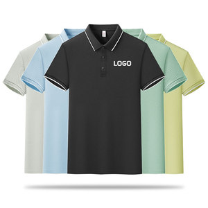 <span class=keywords><strong>Polo</strong></span> homme grande taille 14 couleurs 100% coton Logo personnalisé OEM Uniforme d'entreprise Vêtements de travail - Product Image 1