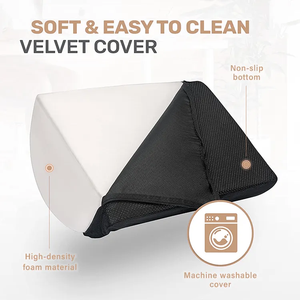 PT OEM & ODM Grand oreiller de traversin en demi-lune pour les jambes, les <span class=keywords><strong>genoux</strong></span>, le bas du dos <span class=keywords><strong>et</strong></span> la tête, oreiller de soutien lombaire pour les oreillers de jambe de lit - Product Image 6