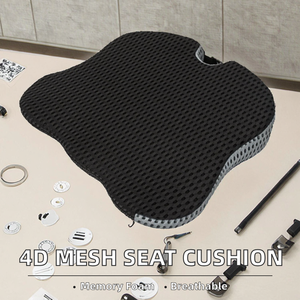 Ergonomic Orthopedic <b>Memory</b> <b>Foam</b> Eco-Friendly Breathable Removable Washable Car Seat <b>Cushion</b> Driver's Wedge-Shaped Lumbar Pillow - Product Image 3
