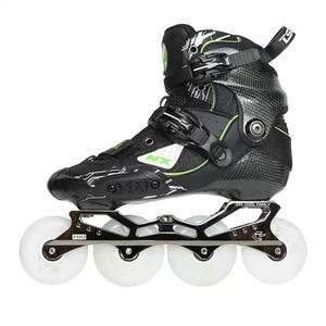 Patins à roulettes de course professionnels Ruidongle Super Fiber, haute vitesse, avec roues en PU, pour la patinage urbain en extérieur. - Product Image 2