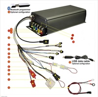 Kit de conversion de vélo électrique à pneus larges QS205 V3 avec moteur moyeu 3.5T, 20 pouces/26 pouces x 4.0, 72V 3000W/5000W, déport de roue 150/170/190mm