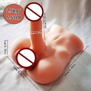 Dildo de Piso Masculino Insertable de 2.5 kg y 20 cm, Juguete Sexual para Adultos con Puerta Anal para Masturbación Gay - Product Image 4