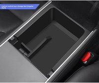 Boîte de rangement pour accoudoir central Tesla Model Y/3/YL, en plastique, personnalisable, modèle M30153, adaptée aux voyages transfrontaliers