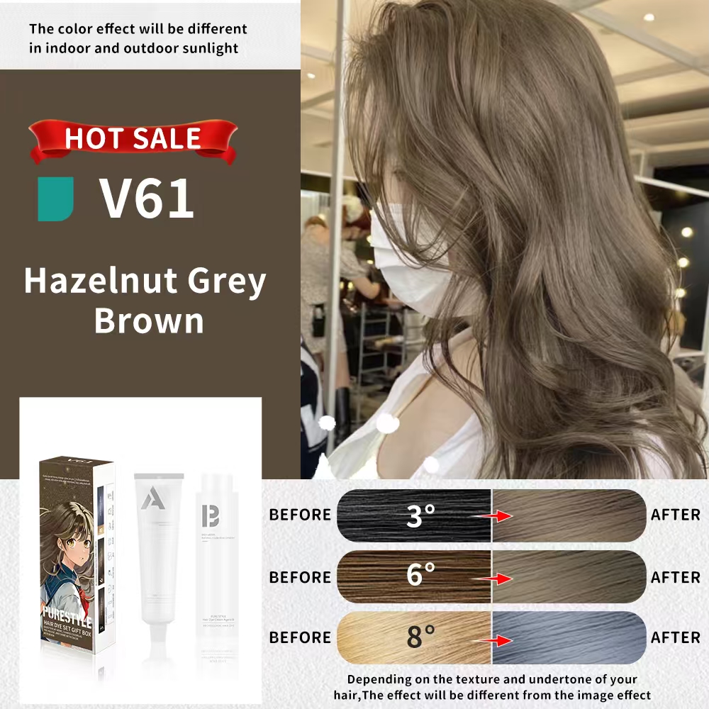 V61 nocciola grigio marrone