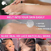 Perruques en cheveux humains lisses, sans colle, perruques en dentelle complète, cheveux vierges vietnamiens, dentelle HD transparente, perruques frontales en dentelle pour femmes noires