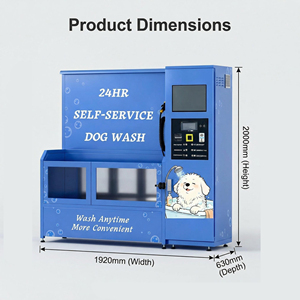 Kiosco de Lavado de Perros de Acero Inoxidable Comercial Personalizable OEM con Sistema de Pago NAYAX - Product Image 3
