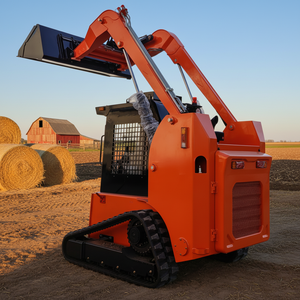 HAIJU Tracked Skid Steer <strong>Loader</strong> TS65 Capacity 1000kg with Xinchai 55KW Track <strong>Model</strong> 300X52.5 Closed Cabin Attachment Cheap Price - Product Image 5