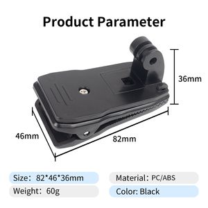 JUNNX 360 Độ Go Pro Kẹp Gắn Ba Lô Clip Cho <span class=keywords><strong>Gopro</strong></span> Hero 10 9 8 7 6 5 Insta360 SJCAM EKEN Osmo Phụ Kiện Máy Ảnh Hành Động - Product Image 5