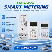 Compteur prépayé monophasé RF/PLC STS avec unité d'affichage séparée et entrée de jetons à distance pour projets de rénovation résidentielle en Afrique