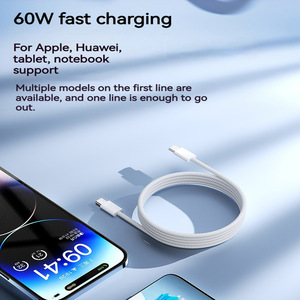 Nouveau <span class=keywords><strong>C</strong></span>âble de Charge Rapide <span class=keywords><strong>USB</strong></span>-<span class=keywords><strong>C</strong></span> vers <span class=keywords><strong>USB</strong></span>-<span class=keywords><strong>C</strong></span> en Nylon Tressé 2M (6.6ft) 3A 60W pour Téléphone Portable Type-<span class=keywords><strong>C</strong></span> pour <span class=keywords><strong>iPhone</strong></span> 17 – Tendance et Vente Flash - Product Image 5