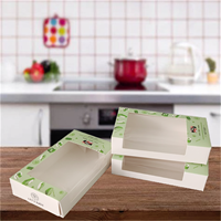 Runxing carton déjeuner sushi moto boîte de livraison de nourriture avec fenêtre transparente