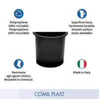 Vases muraux en plastique italien COMIL PLAST de haute qualité, style européen, pour monuments funéraires en marbre, mausolées et cryptes.