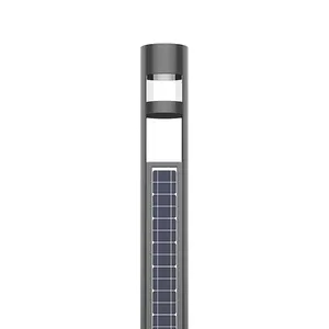 KLR Manufacturer very bright ZY2006G-led12w Vertical Solar street lights with curved solar panel for the middle east