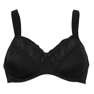 Profesyonel özelleştirilmiş kadın dantel sutyen tam fincan ultra-ince olmayan yastıklı tam kapsama artı boyutu nefes çiçek balenli sutyen - Product Image 6