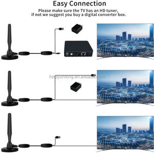 <span class=keywords><strong>Antenne</strong></span> TV extérieure étanche à 360 degrés pour <span class=keywords><strong>caravane</strong></span>, télécommande, UVF/VHF, pour utilisation intérieure, Qiyuntong, gain de 37 dBi, multi-fixation - Product Image 2