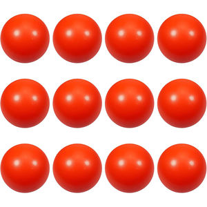 Balle anti-stress en mousse rouge Squeeze Balles anti-stress Exercice des mains Jouets de soulagement sensoriel spongieux pour l'anxiété - Product Image 4