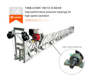 Les finisseurs de béton utilisent une règle à béton à truss pour poser du <span class=keywords><strong>ciment</strong></span>, règle à béton à truss de haute qualité avec moteur à essence. - Product Image 6