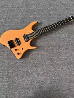 GTWT-01 Electric Guitar Modern Lightweight Headless Solid-body with Mahogany Wood and Matte Finish