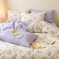 Parure de lit jacquard en coton 400 fils de qualité hôtelière personnalisée, comprenant drap-housse, drap plat et taie d'oreiller à motif