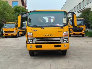 Promotion : Camion <span class=keywords><strong>de</strong></span> remorquage à plateau plat JAC 4x2, Camion <span class=keywords><strong>de</strong></span> remorquage à plateau inclinable hydraulique pour le sauvetage routier urbain et le transport <span class=keywords><strong>de</strong></span> mini-excavatrices - Product Image 3