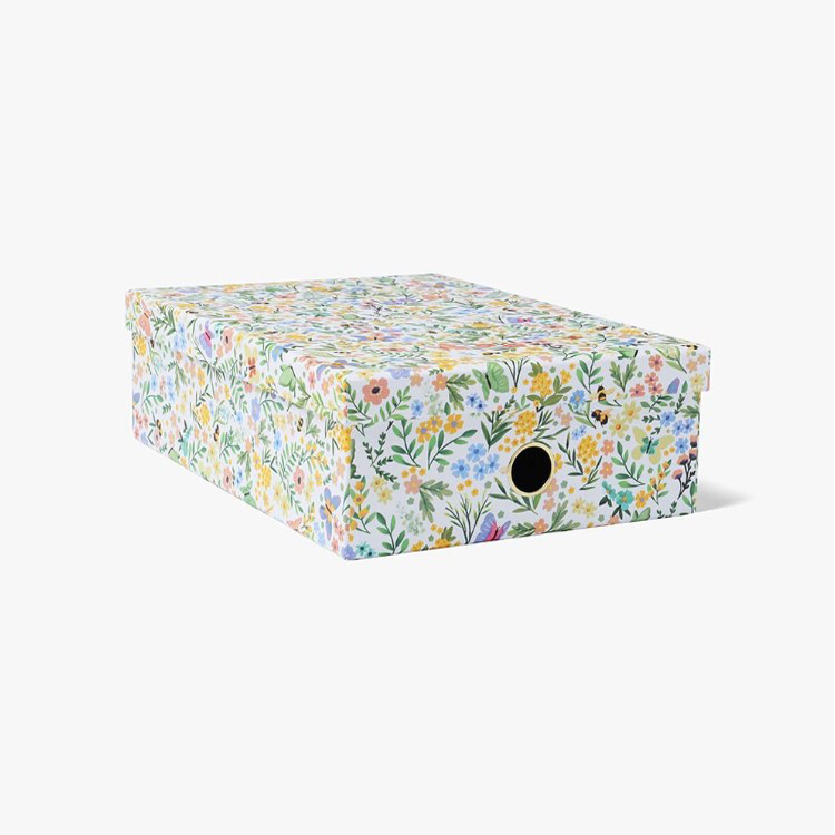 Factory customization FSC Hard Cardboard Filing Box docu<i></i>ment Holder Statio<i></i>nery Box shoe box