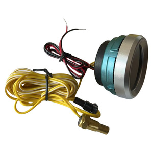 Car Water Temperature <b>Gauge</b> With Led Display Rgb Lighting For Generator Voltmeter And Temperature Monitoring - Product Image 2