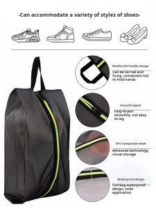Waterproof Multipurpose Travel Sports Golf Shoes Pouch Dustproof TPU Basketball Shoes Storage Bags
