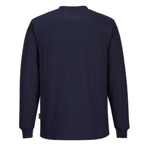 PORTWEST - AS22NARM T-shirt bleu marine antistatique ESD à manches longues-EAN 5036108347087 ESD ANTISTATIC WORKWEAR - Product Image 2