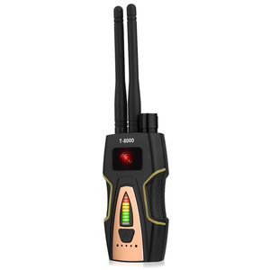 Détecteur de caméra d'hôtel T-8000, localisateur de signal sans fil, anti-espionnage GPS, anti-écoute, testeur de services domestiques, analyse d'articles/produits - Product Image 1