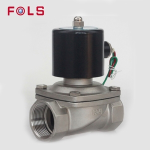 Válvula Solenoide de Bola de 2 Vías DN40 de 1.5 Pulgadas 2W-400-40 Normalmente Cerrada de Acero Inoxidable AC220V DC12V DC24V para Agua, Aceites y Aire - Product Image 5