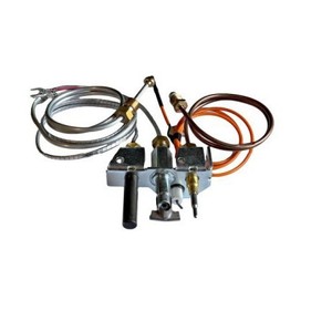 Conjunto de Dirección de Gas Natural 4021-732 de Acero Inoxidable para Calentadores de Chimenea, Instalación Empotrada, Diseño Industrial - Product Image 3