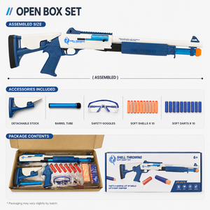Lanceur de balles souples XM1014 avec éjection de douilles – <span class=keywords><strong>Jouet</strong></span> pistolet automatique en gros pour enfants, idéal pour le plaisir en extérieur - Product Image 3