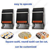Machine à rouler et à couper automatiquement les rouleaux de sushi électriques commerciaux, machine à trancher automatique, machine à trancher les kimbap