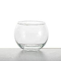 Großhandel 100ml Runde transparente Glas Kerzenhalter Geeignet für Tisch party und Hochzeits dekoration