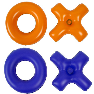 Jeu de piscine gonflable Tic Tac Toe en PVC écologique et amusant pour tous les âges, idéal pour les fêtes aquatiques, les jeux d'eau en intérieur et en extérieur - Product Image 6