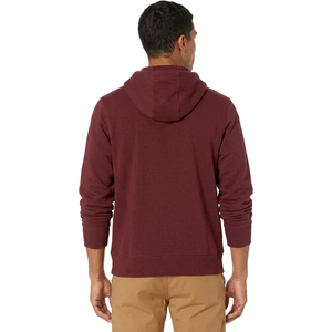 Sudadera con Capucha para Hombre, Gris, de Forro Polar, con Bolsillo Delantero, Corte Regular, Estilo Urbano, para Invierno, con Logotipo Personalizado - Product Image 2