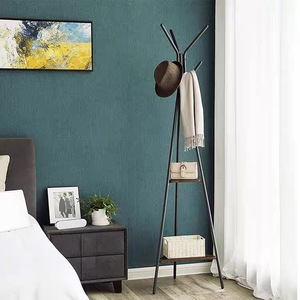 Perchero de Esquina para Ropa, Diseño Antiguo, Ahorro de Espacio para Sala de Estar, Perchero Multiusos de Hierro - Product Image 1