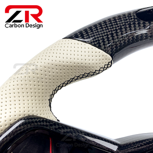 Volant sport personnalisé en cuir véritable avec LED et fibre de carbone pour <span class=keywords><strong>BMW</strong></span> M340i G22 G42 G29 G20 G21 G23 G26 G80 G81 LCI - Product Image 4