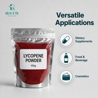 Lycopeenpoeder Tomatenextract Waterextract Voedingskwaliteit Natuurlijk Rood Pigment Trommelverpakking Bulk voor Voedingssupplement