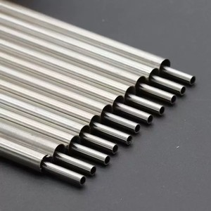 Tubo redondo de acero inoxidable 304 sin costuras, pulido, hueco, para perchero, armario, uso en balcón - Product Image 1