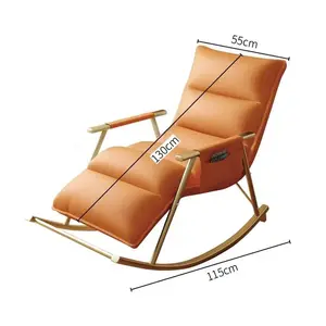 거실 조명 럭셔리 흔들 의자 안락 의자 소파 현대 발코니 홈 레저 성인 수 누워 수 있습니다 게으른 소년 홈 가구