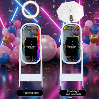 Nuevo Diseño 2026, Estuche de Transporte para Fotomatón con Espejo para Bodas y Fiestas, Máquina de Fotos DSLR para Selfies, Software Gratuito, Control Remoto