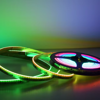 Bande LED RGB Intelligente pour Décoration de Noël, Lumière Ambiante Intérieure en Cuivre 5M 24V USB, Colorée, Certifiée CE, Couleurs Automatiques, Compatible TV