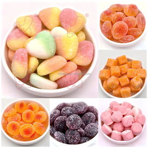 Wholesale Halal Certified Christmas <strong>Candy</strong> Coated Gummy Sour Soft Sweets <strong>Guava</strong> Fruity Block Shape Packaged Assorted Bulk Glucose - Product Image 6