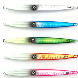 TGD Mejores Señuelos Jig 16 Ofertas Semanales 40g 60g 80g Señuelo Luminoso Tokayo Slow Jigging Madai Jig Caja con Adhesivos Weihai Top Umbrella Baits - Product Image 1
