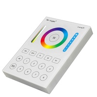 B8 Mi Light Miboxer, panneau intelligent RGB CCT à 8 zones avec contrôle individuel, 16 millions de couleurs, télécommande sans fil RF
