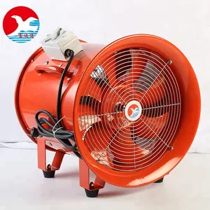 Ventilador de soprador axial portátil com 7 lâminas